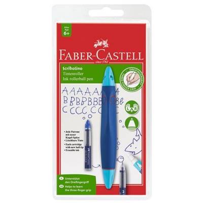 ROLLER EDUCATIF SCRIBOLINO Faber-Castell cartouches rechargeables 