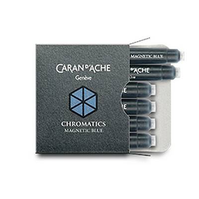 Cartouches Chromatics Magnetic Blue Caran D'Ache