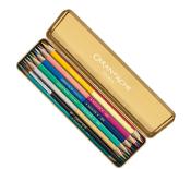 Etui 12 Crayons de Couleur Prismalo Bicolor Treasure Caran d'Ache