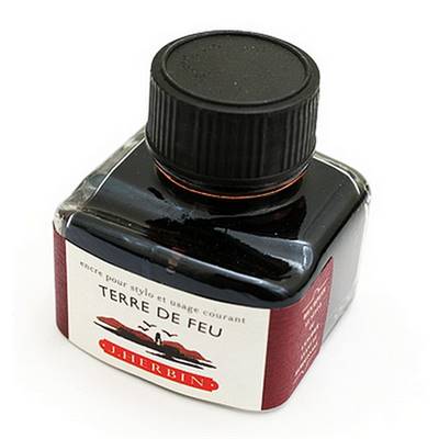 Flacon d'encre Terre de Feu Herbin