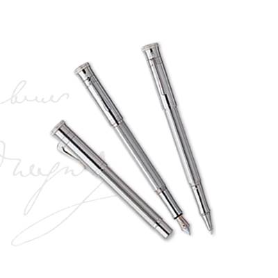 Stylo Graf Von Faber-Castell Classique Argent Massif