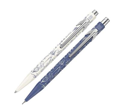 Set Stylo Bille  Porte Mines 849 Toile de Jouy Caran d'Ache 