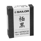 Cartouches Sailor Noir Kiwaguro