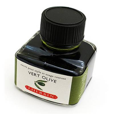 Flacon d'encre Vert Olive Herbin