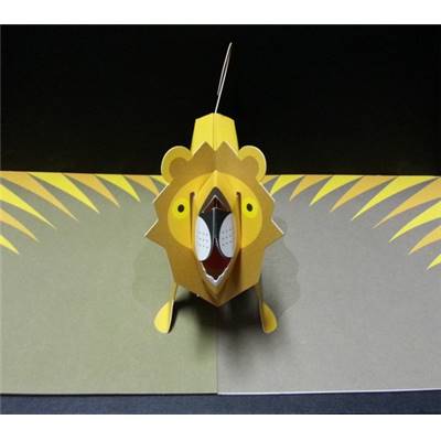 Carte Pop Up Lion