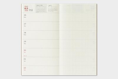 Traveler's Notebook Agenda Semainier & Notes 2026