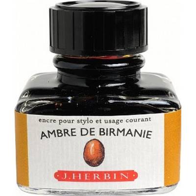 Flacon d'encre Ambre de Birmanie Herbin