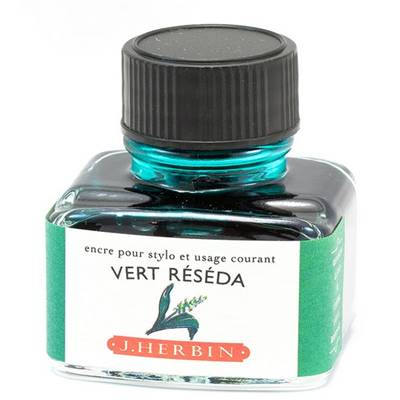 Flacon d'encre Vert Réséda Herbin