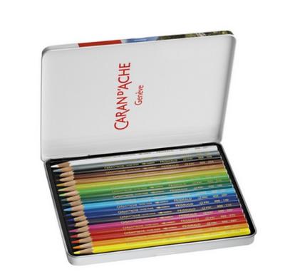 Boite 18 Crayons de Couleur Prismalo Aquarelle Caran d'Ache