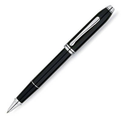 Stylo Cross Townsend Laque noire et Plaqué Rhodium