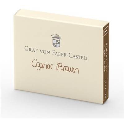 Cartouche d'encre Graf Von Faber-Castell Brun Cognac