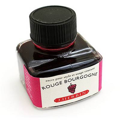 Flacon d'encre Rouge Bourgogne Herbin