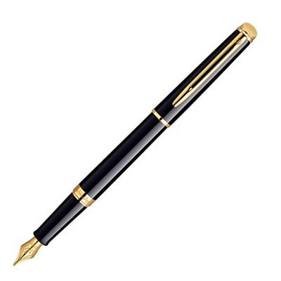 Stylo Plume Hemisphere Noir et Or Waterman