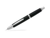 Stylo Plume Capless Rhodié Noir Mat Pilot