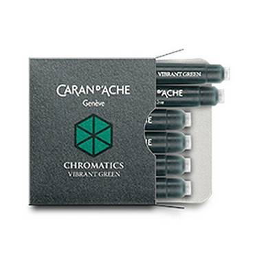 Cartouches Chromatics Vibrant Green Caran D'Ache