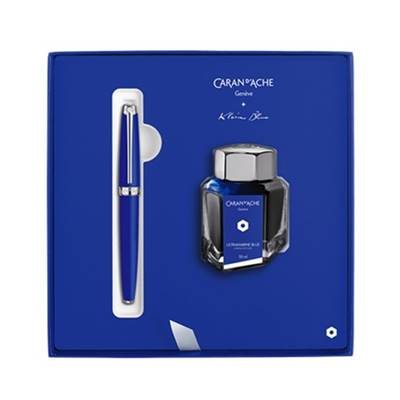 Stylo Plume Léman Caran d'Ache + Klein Blue