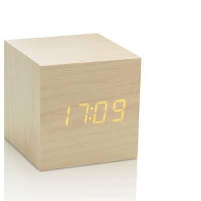 Reveil Cube Click Clock Gingko